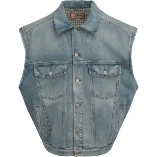 GUCCI Painted Denim Vest