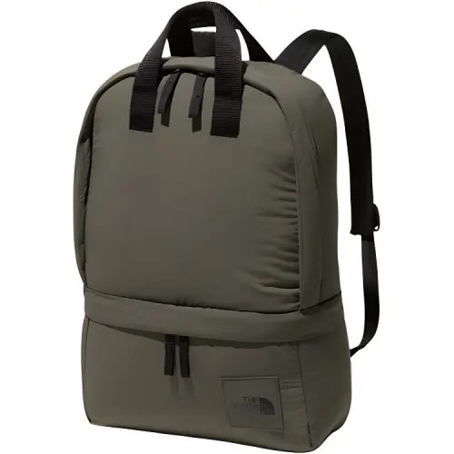 THE NORTH FACE 19.5L Backpack Outdoor Bag Nylon Taupe Unisex