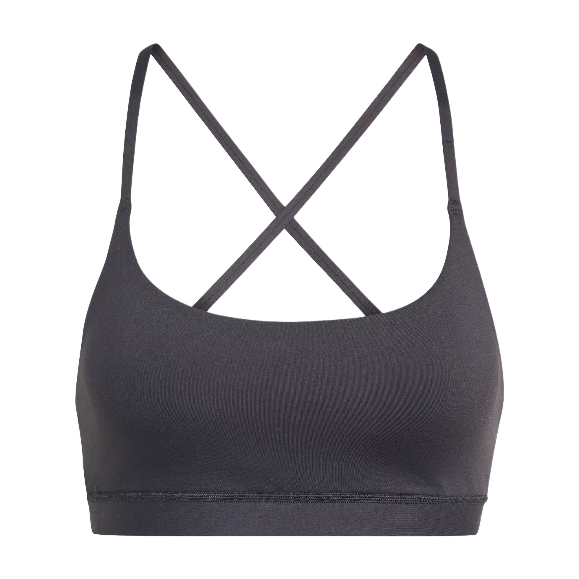 Adidas, quick dry black sports bra for yoga for gym, beautiful back