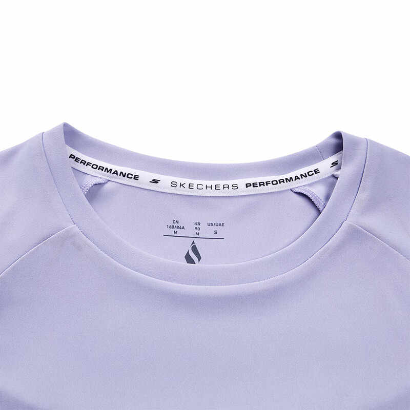 Skechers Raglan Sleeve T Shirt Women’s Universe Sky Purple