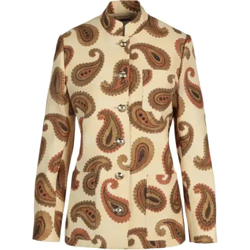 GUCCI Paisley Printed Jacket Yellow Multi