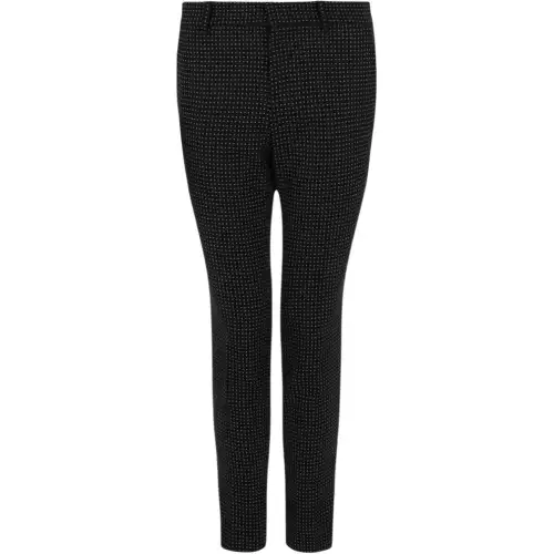 GUCCI Pin Dot Printed Skinny Pants Black Multi