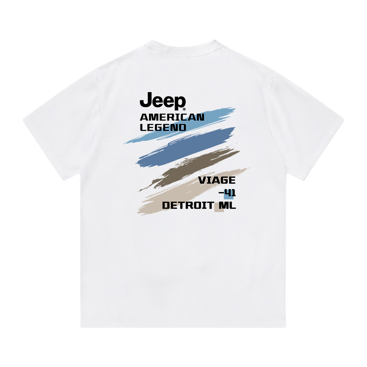 Футболка Jeep Подростковая дышащая (однотонная)