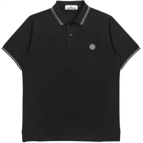 STONE ISLAND Polo Shirt Men's Black