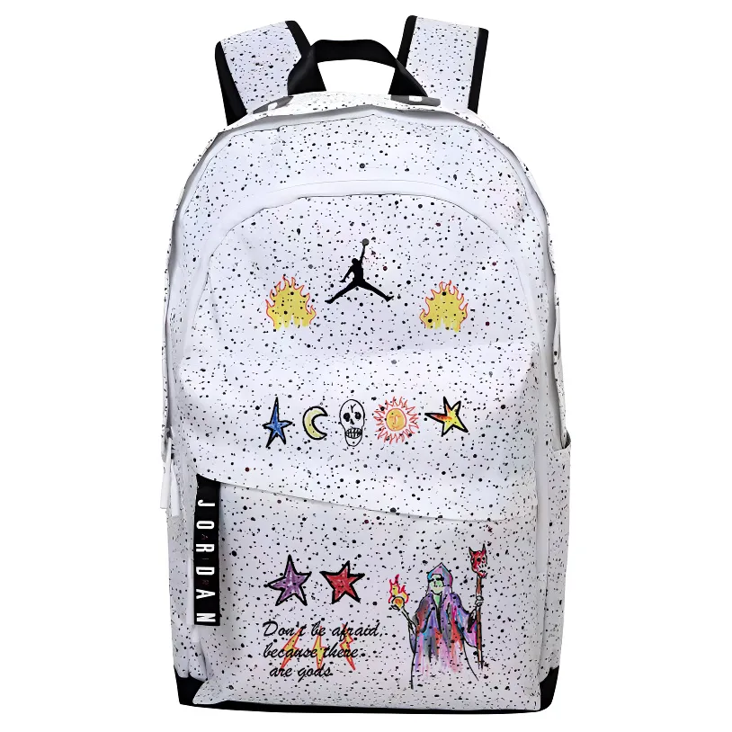 Jordan Polyester Backpack Unisex Baby's Breath