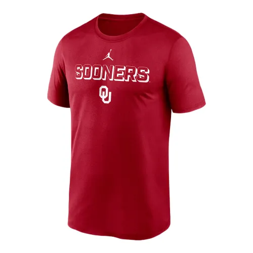 Jordan Oklahoma Sideline Legend Men's Jordan Brand Dri-FIT College T-Shirt