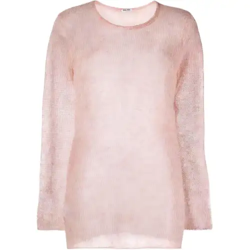 MIU MIU FW21 Slim Fit Sweater Women's Pink