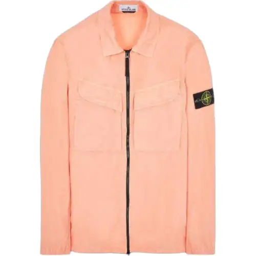 STONE ISLAND Jackets & Coats Men's Peach