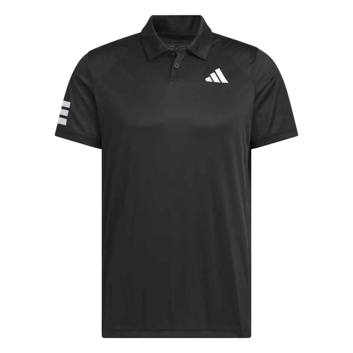 Adidas CLUB TENNIS 3 STRIPES Polo Shirt Men's Black/White