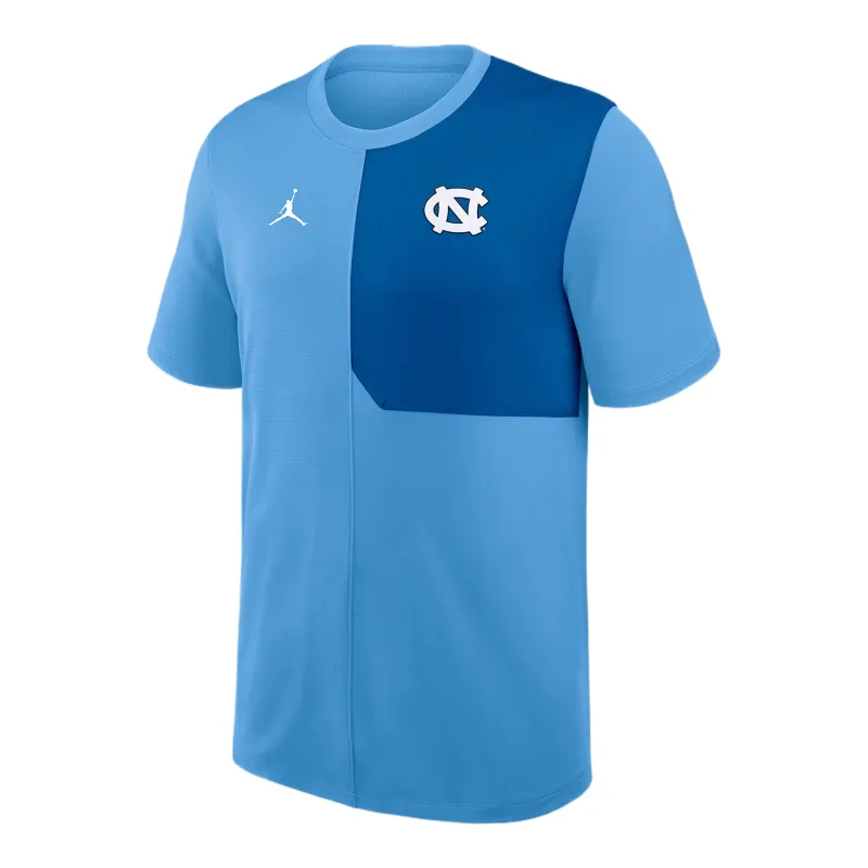 Jordan North Carolina Sideline Coach Men's Jordan Brand Dri-FIT College Top