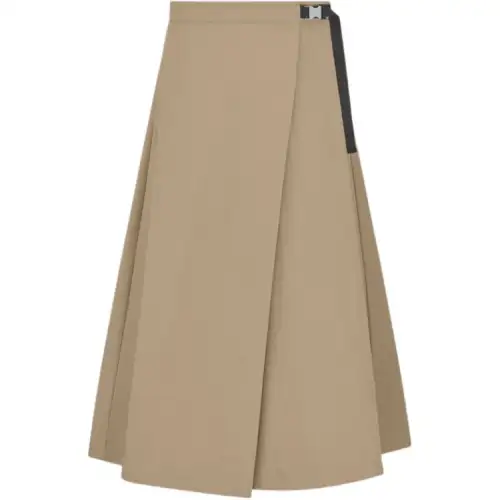 DIOR SS25 Casual Long Skirt Women's Beige