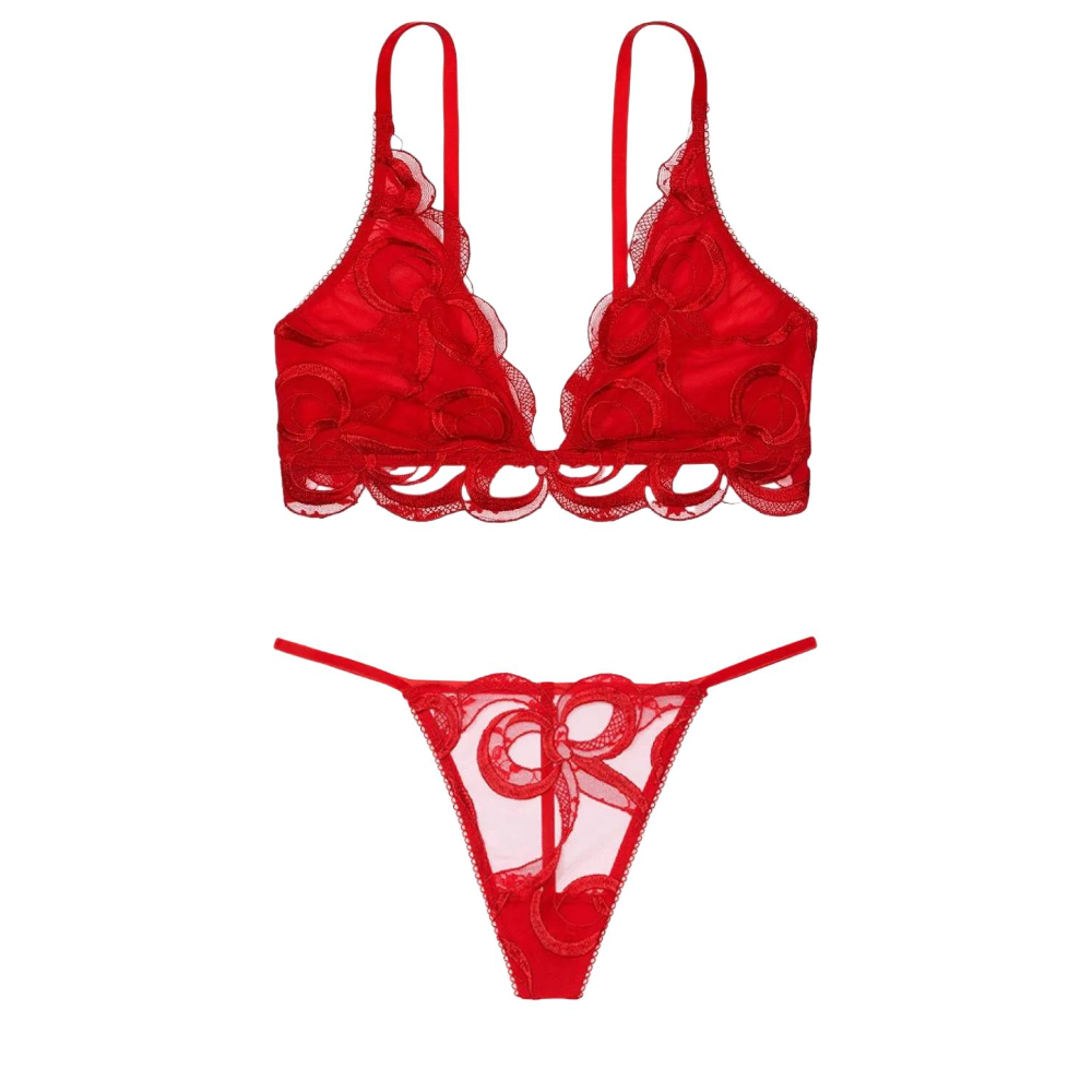 Женское нижнее белье Victoria's Secret (черное)