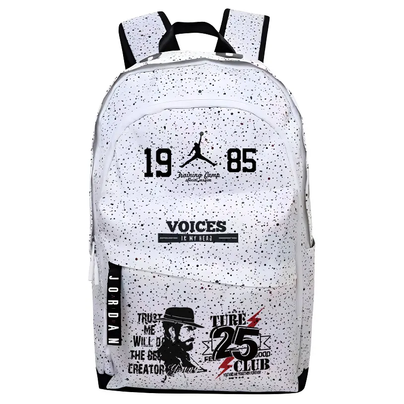 Jordan Polyester Backpack Unisex Baby's Breath