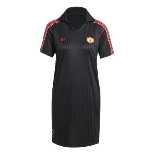 Adidas x Manchester United herringone mini dress