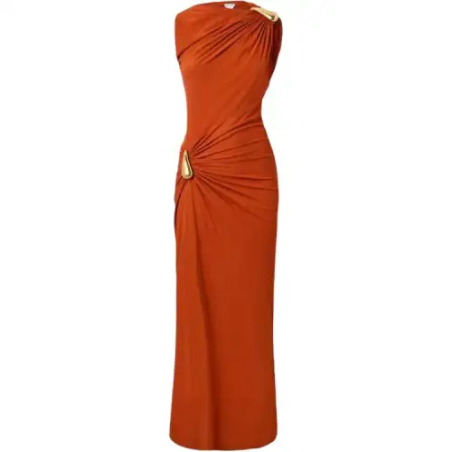 Bottega Veneta Drop Detailed Sleeveless Dress