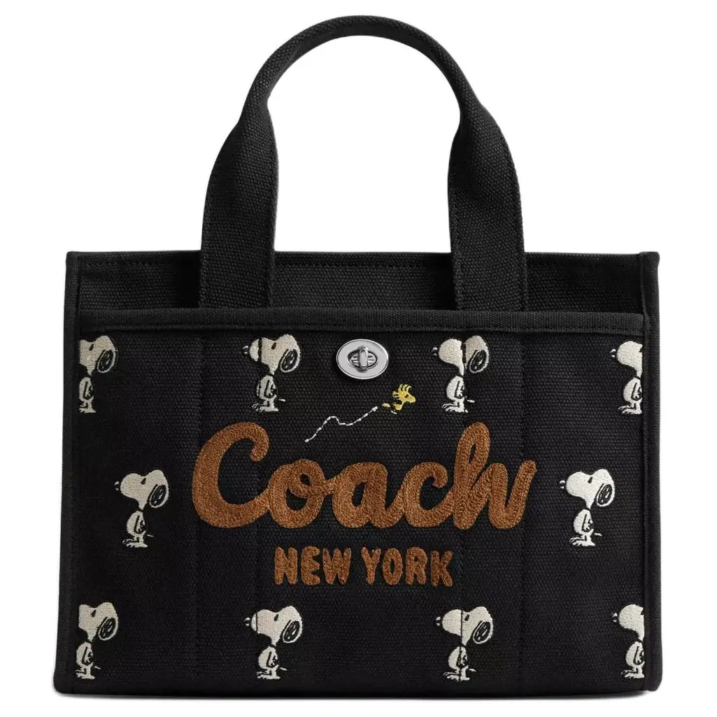 COACH X PEANUTS Snoopy, Collaboration Cargo Canvas With Twill Fabric