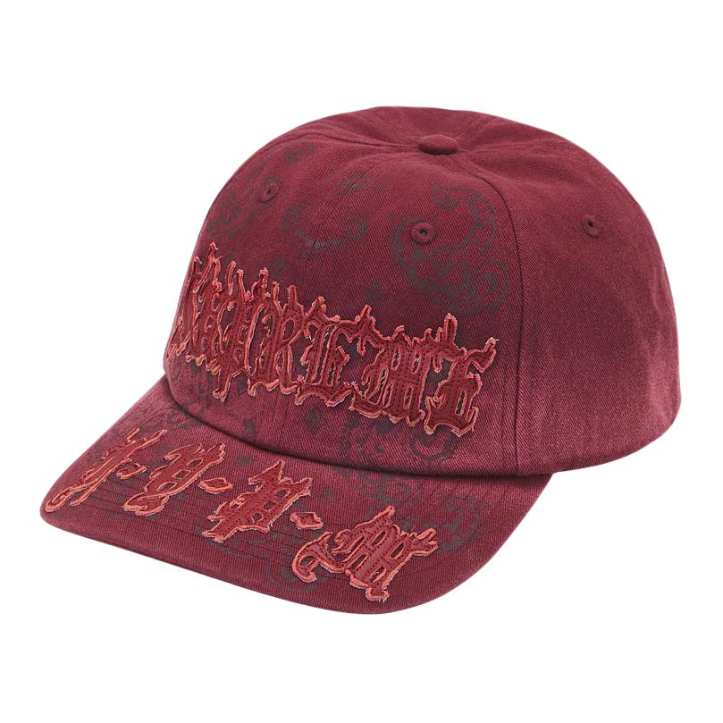 Кепка Supreme Supreme SS25 WEEK 13 Leather Appliqué 6-Panel (каштановая)