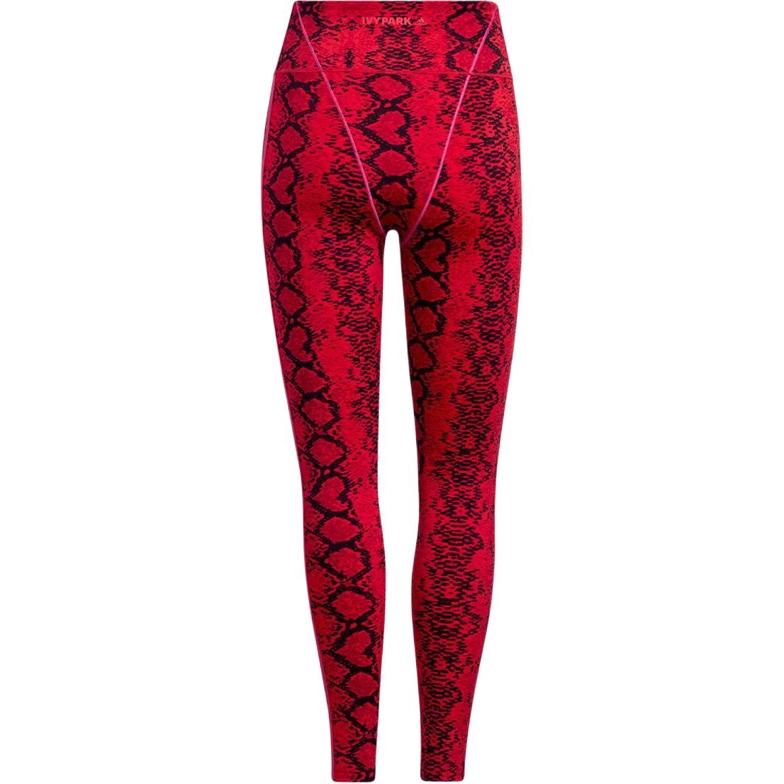 Adidas Ivy Park Allover Print Tights Red/Black