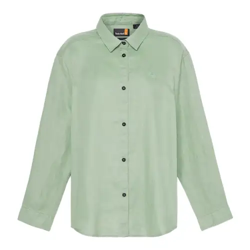 Timberland Shirts Women's Green Lapel Moderate