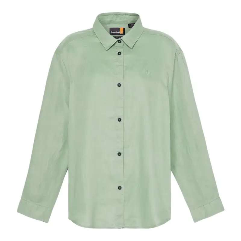 Timberland Shirts Women's Green Lapel Moderate