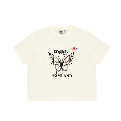 Adidas Originals T Shirt Unisex Jade White