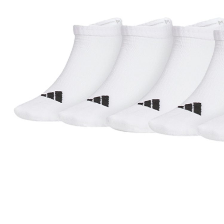Adidas Ankle Socks Unisex 6 Pack White