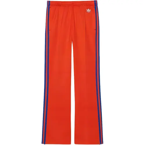 GUCCI X Adidas Cotton Jersey Jogging Pant Orange/Blue