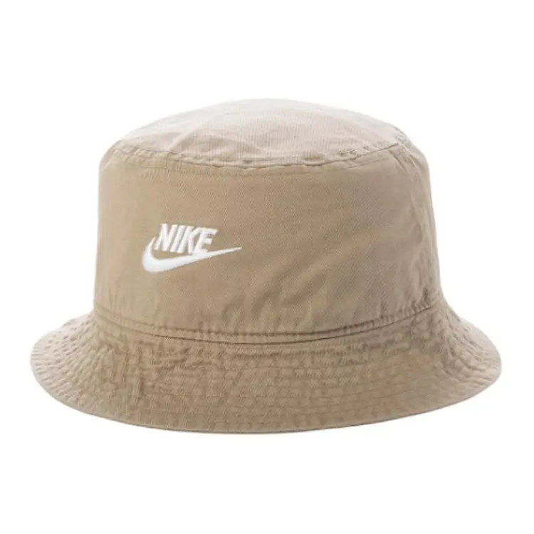 Nike Washed Cotton, Cotton Bucket Hats Unisex Khaki