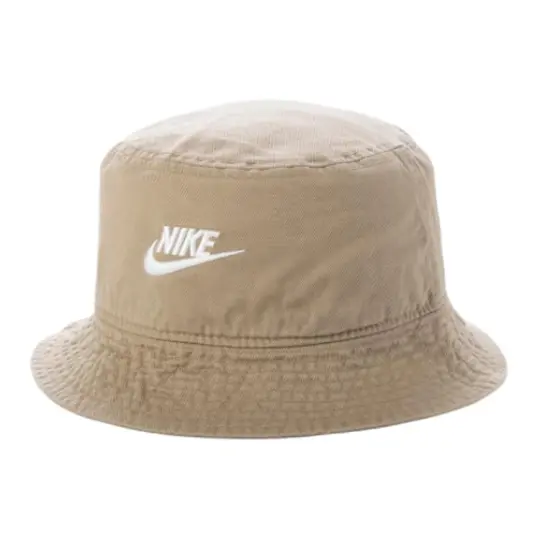 Nike Washed Cotton, Cotton Bucket Hats Unisex Khaki
