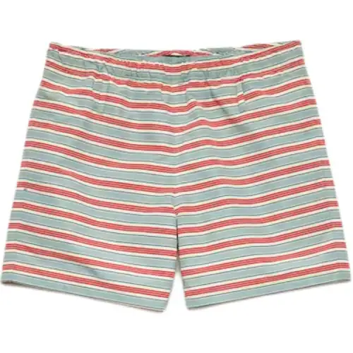 PRADA Re Nylon FW25 Beach Shorts Men's Star Realm Blue