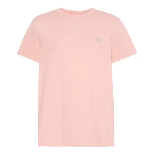Timberland T Shirts Men's Light Pink Crew Neck Moderate