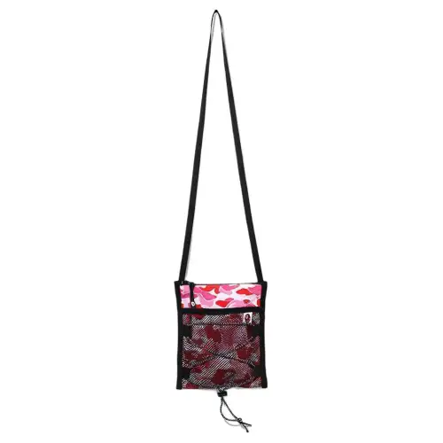 A BATHING APE Bape Trendy Shoulder Bag, Crossbody Bag Regular Unisex Pink