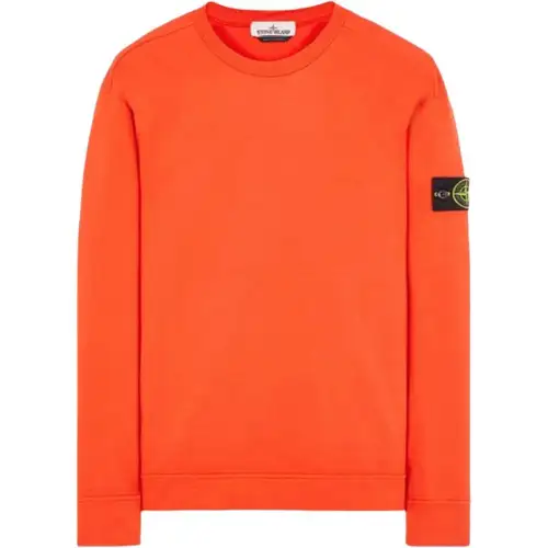 STONE ISLAND Sweatshirt Men's Orange