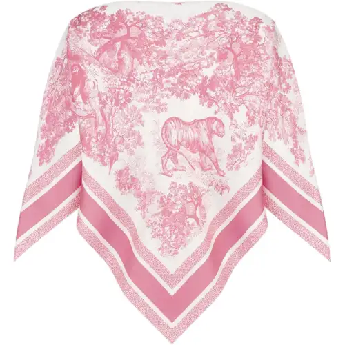 DIOR T Shirts Women's Pink Boat Neck Moderate Other