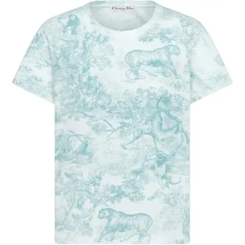 DIOR Dioriviera Regular T Shirt Women's Light Blue