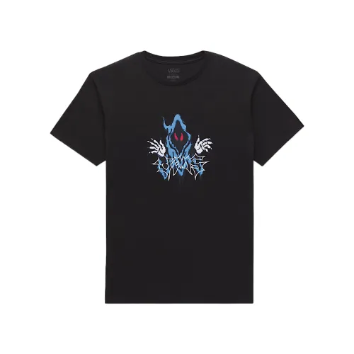 Vans Next Time T Shirts Men's Black Crew Neck Moderate