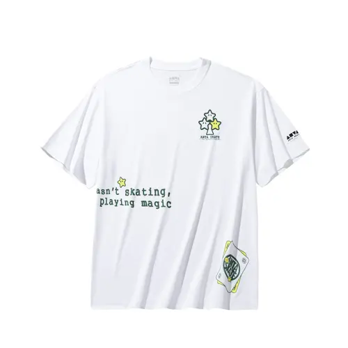 Anta Life Collection T Shirt Unisex Snowflake White