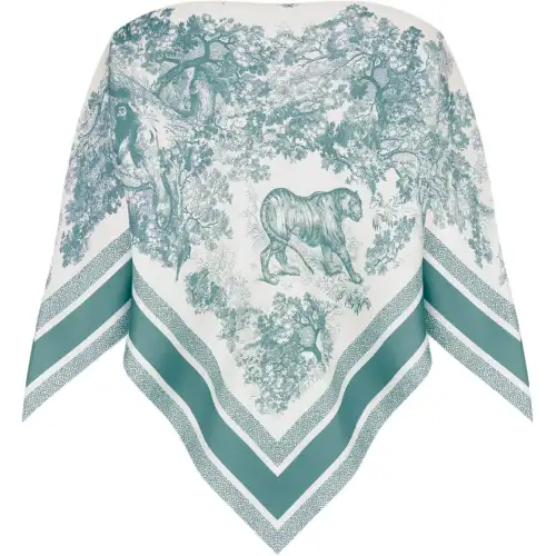DIOR T Shirt Women's Green White
