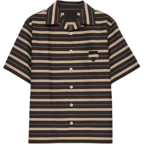 PRADA FW25 Shirt Men's Dark Brown