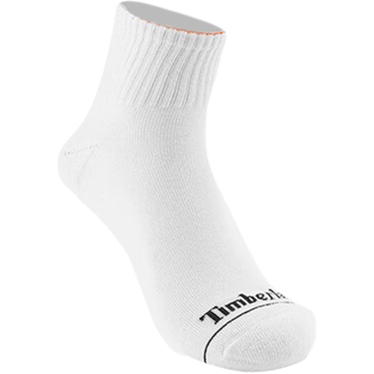 Timberland Crew Socks Unisex 3 Pack White