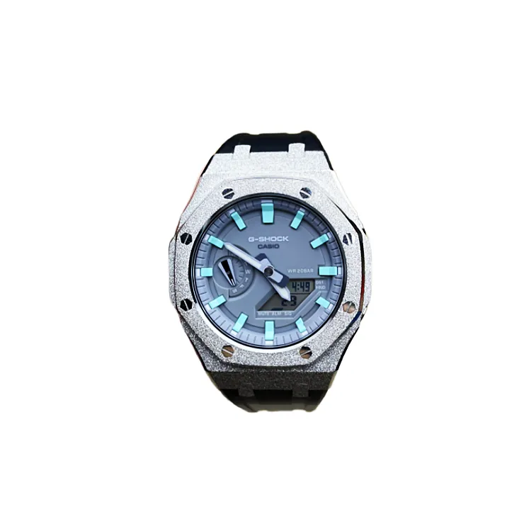CASIO Custom Collection GA2100 Collection Quartz Movement Watch Unisex Blue Dial