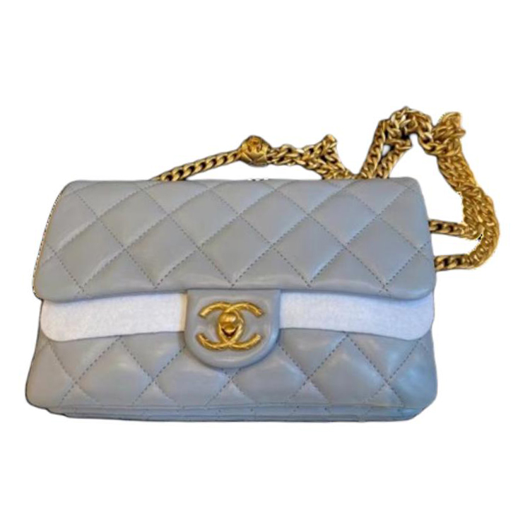 Женская сумка Chanel CF Small (серая)