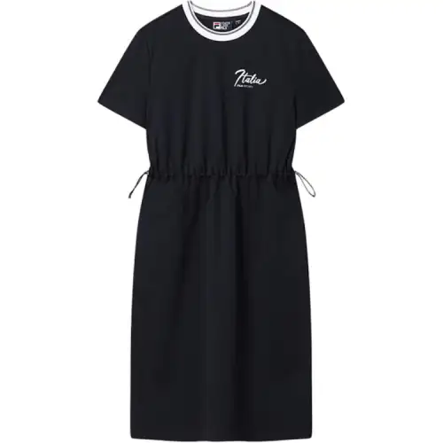FILA WHITE Short Sleeved Dress Women's