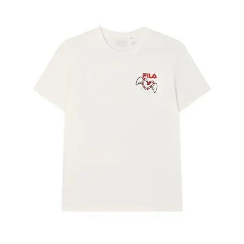 FILA ORIGINALE SS25 T Shirt Unisex Cloud White