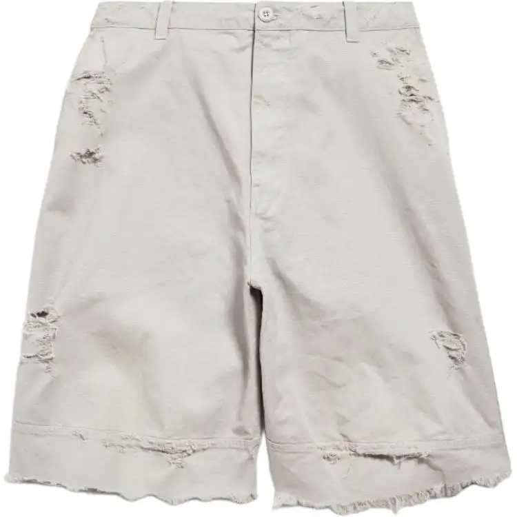 Balenciaga Distressed Workwear Shorts