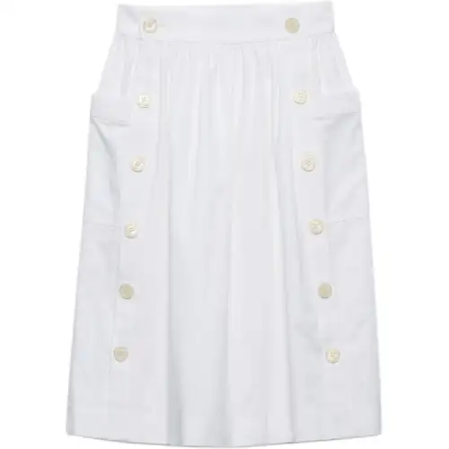 Prada gabardine midi skirt