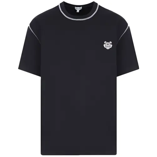 KENZO T Shirts Men's Black Crew Neck Moderate Straight Fit