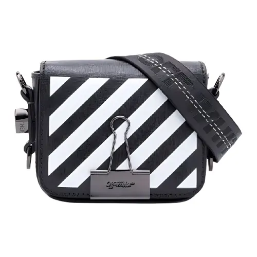 OFF-WHITE Binder Clip Bag 'Black/White'