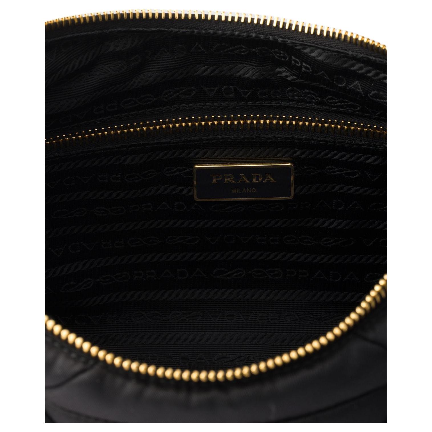 Женская сумка Prada Re-Nylon (черная) — фото 5