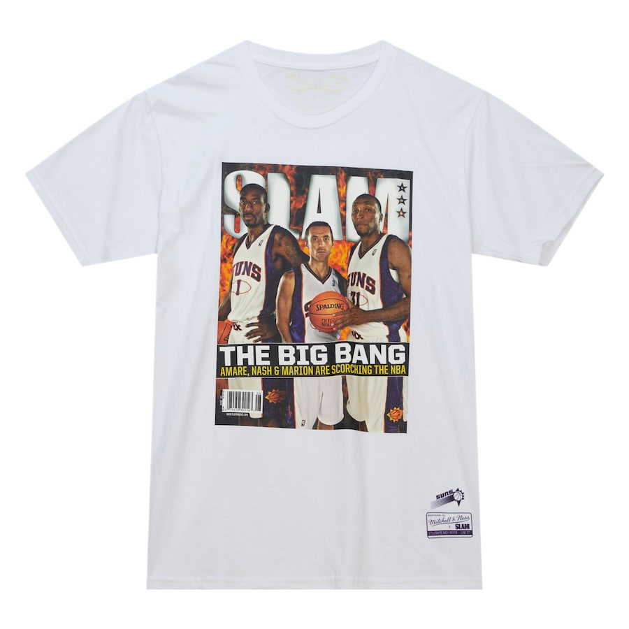Mitchell & Ness Mitchell & Ness NBA Series Phoenix Suns 2007 Amar'e Stoudemire, Shawn Marion, Steve Nash comfortable and versatile simple short-sleeved T-shirt for men